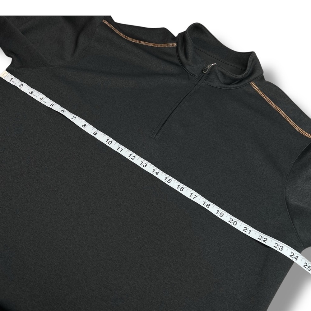 Bolle Mens Sz L Golf 1/4 Zip Performance Active Gray Pullover Thermal Sweatshirt - Picture 7 of 8